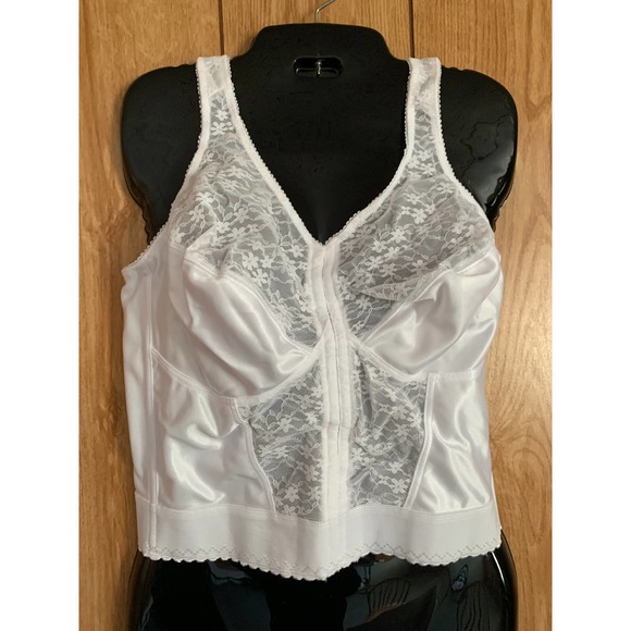 Exquisite Form long line Bra size 44C White new - Picture 9 of 13
